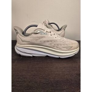 Hoka One One Clifton 9 1127895 OKB Beige Running Shoes Sneakers Men's Size 9